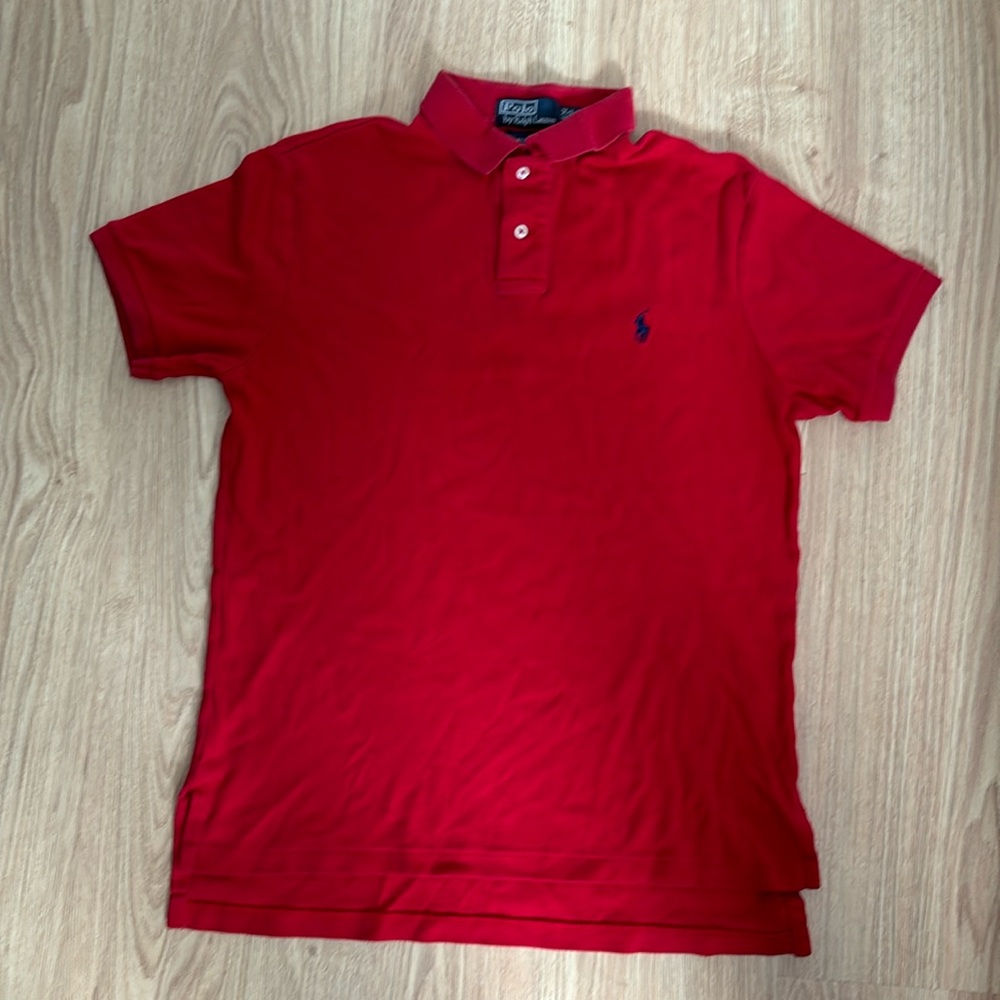Polo Ralph Lauren Red Polo cotton